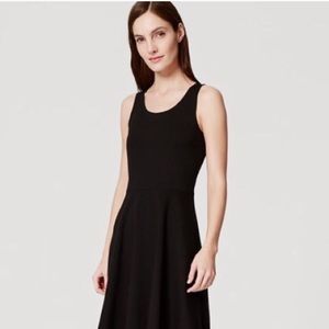 Loft Ponte Dress Black